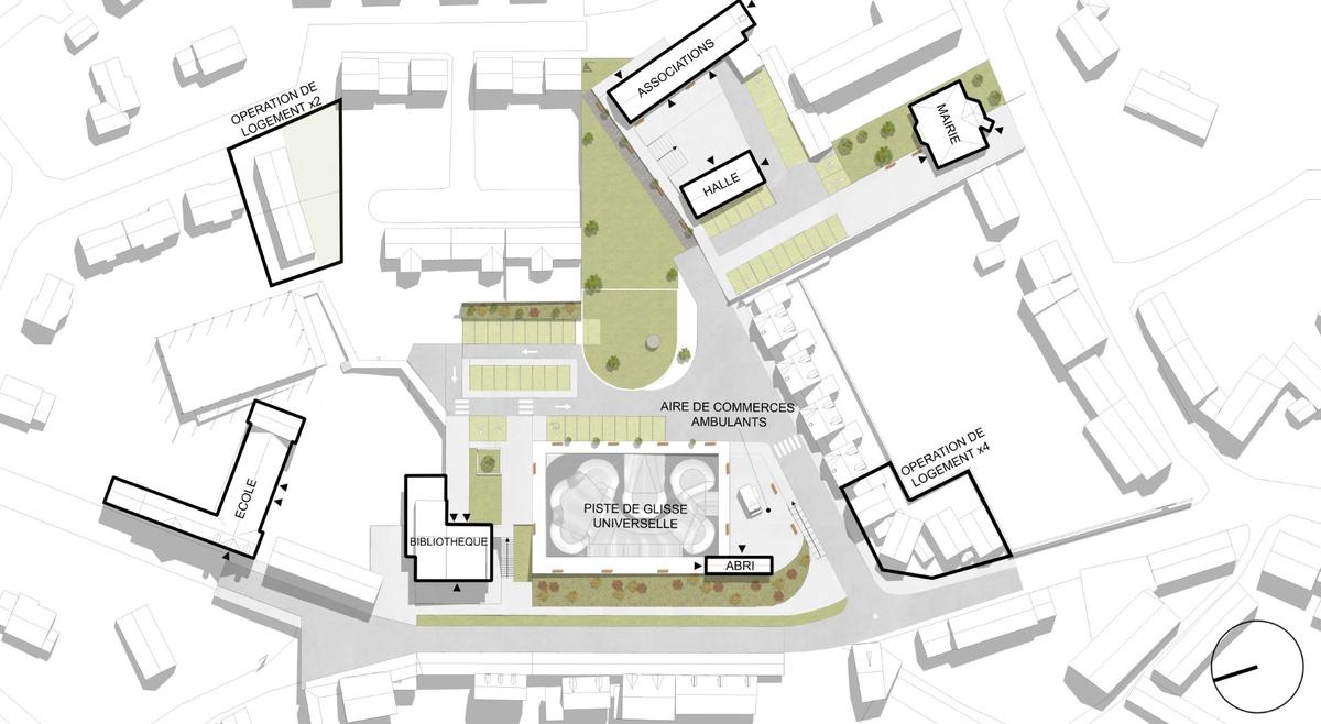 Place centrale - SAINT-NIC (29) - 2